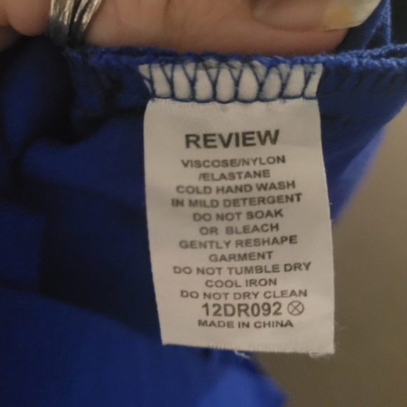 Blue Review dress AU6 - Picture 5 of 5